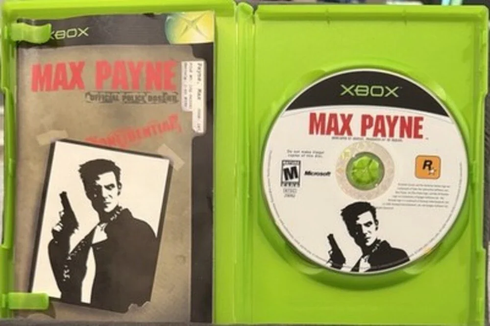 Rockstar Games Max Payne Microsoft Xbox M Action NTSC-U/C (US/CA) Manual